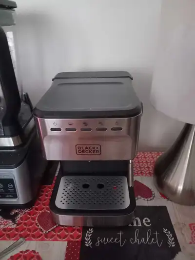 Black+Decker expresso machine, View more