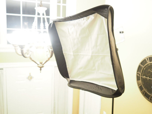 Flash Stand with 21x21 inch diffuser - customized in Cameras & Camcorders in Bedford - Image 3
