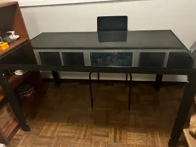 6-Seater Glass Dining Table (135×80cm) $70 Pickup Only, View more