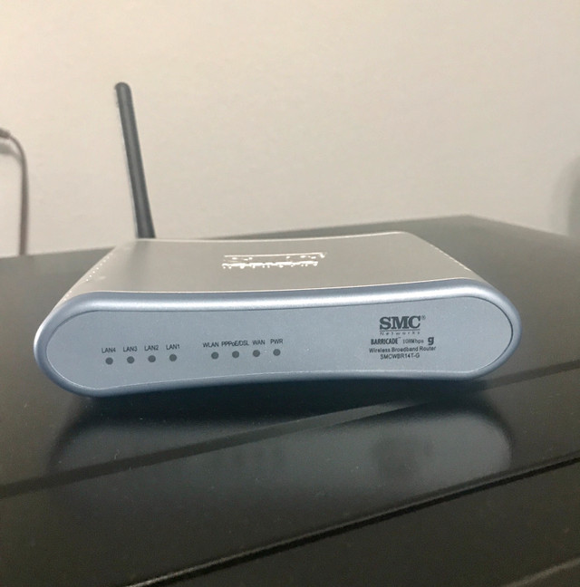 SMC Barricade wireless router for sale.  in Networking in Leamington - Image 3