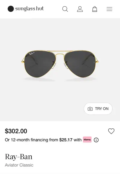 Ray Ban Sunglasses, View more