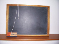 blackboard & eraser