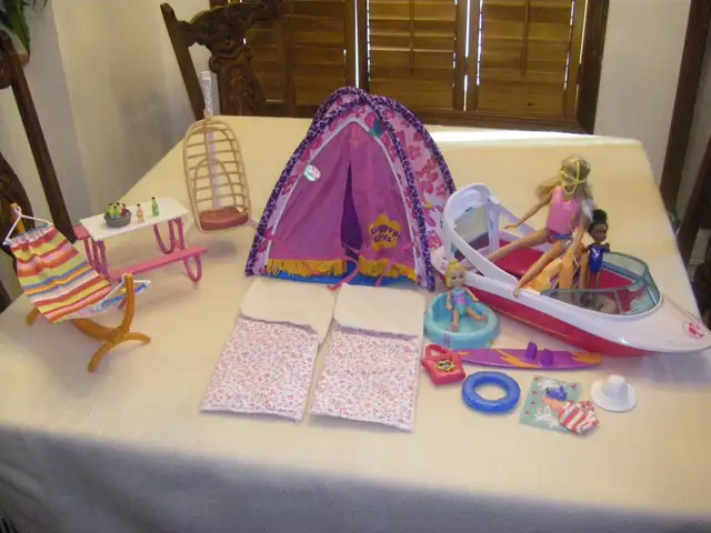 Barbie Camping and Water Play