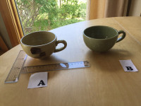 Japanese soup cups “mino-yaki “ ware unique gift