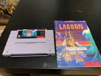 Lagoon SNES with Original Instruction Book