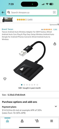 Android Auto Wireless Adapter 