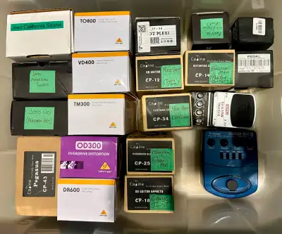 20 Guitar Pedals (Sold as a lot), View more