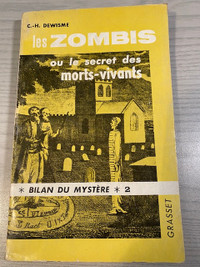 Les zombis C-H Dewisme Dédicace 2 signatures Henri Vernes