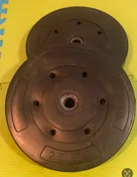 2x 25lbs plates (for 1” bar)