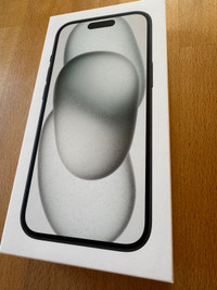 iPhone 15 brand new in box - black 128gb