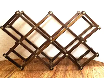 Vintage Wooden Wine Rack- $25.00, View more
