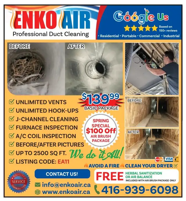 *$139* GOOGLE VERIFIED* UNLIMITED VENTS* 416-939-6098*62866659881987125