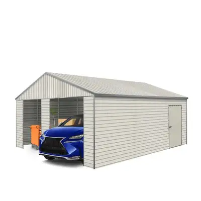 Steel Heavy Duty Double Garage 21' x 19', View more