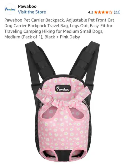 Pawaboo Pet Carrier Backpack, View more