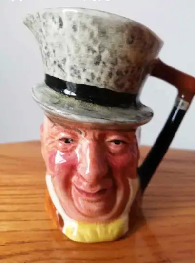 Vintage Minature Toby Jug of Dickens " Mr. Macawber"  1, View more