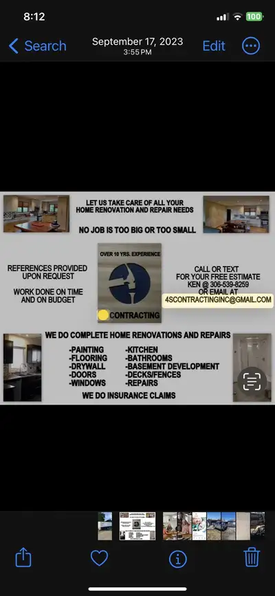 Home Renovations with 18 years experience, View more