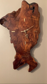 Wood Crafted Clock