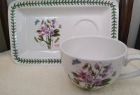 Portmeirion Large Cup and Sandwich plate set