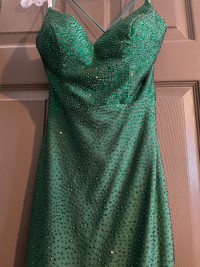 Prom Dress Emerald Green 