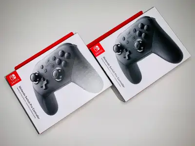 2X NITENDO SWITCH-PRO CONTROLLER (EMPTY BOXES) (C011), View more