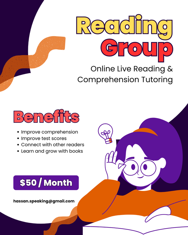 Live Reading and Comprehension Sessions424340062408560640