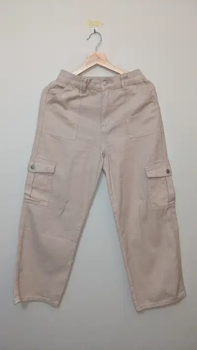 Reduced*** Women's : PETITE High Waist Flap Pocket Cargo Jeans, View more