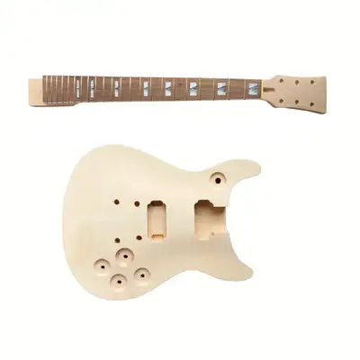 PRS Style DIY Guitar Kit. Basswood body with Flamed Maple veneer, View more