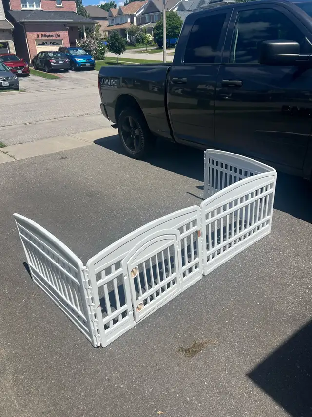  Foldable Plastic Puppy Playpen / Pet Enclosure with Gate in Other in Oshawa / Durham Region - Image 4
