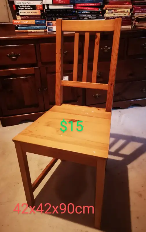 folding wooden chairs, wooden chairs, stool, in Chairs & Recliners in Markham / York Region - Image 10