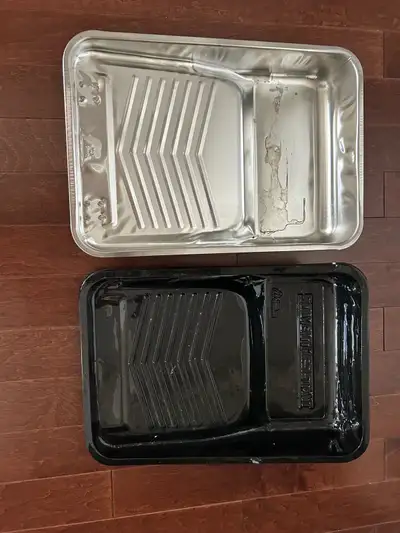 Large Metal Paint Tray with Liner, View more