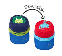 Reversible Kids Cap - Dinosaurs Stock# 9355
