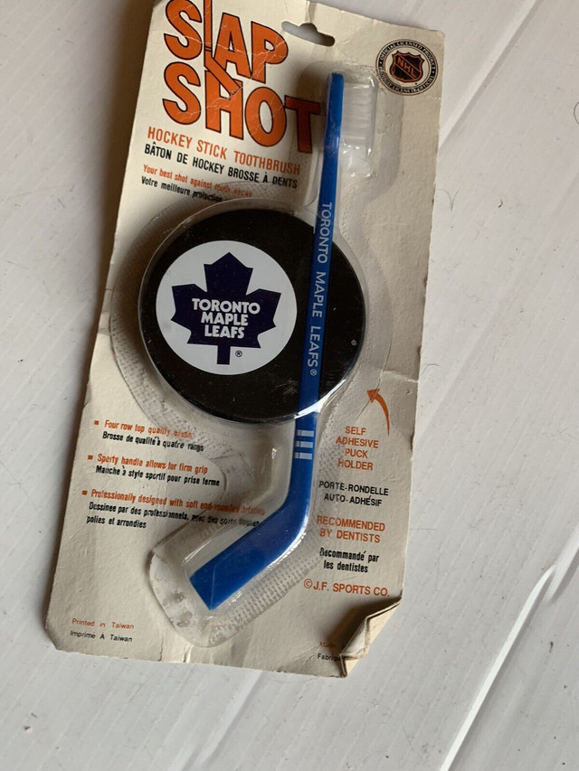 Slap shot hockey stick toothbrush maple leafs  in Other in Mississauga / Peel Region