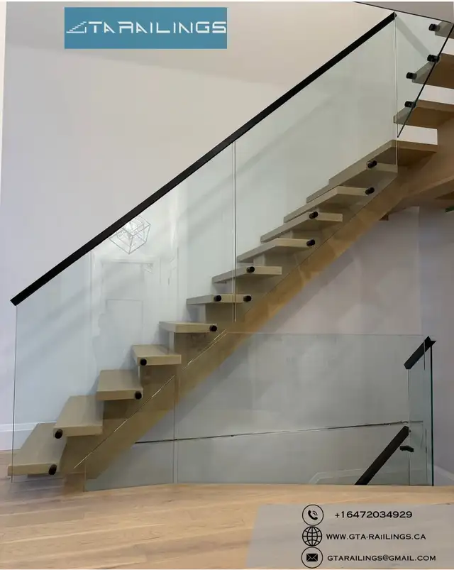 Interior & exterior railing. Glass aluminum stainless steel 62863722255746124