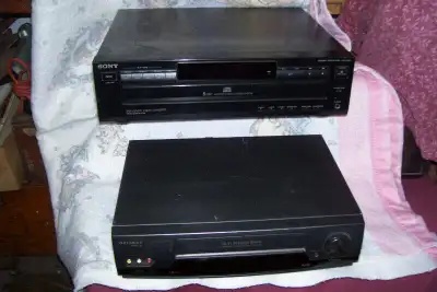 Optimus VCR Model #16-632  Sony Compact five Disk Player Parts, View more