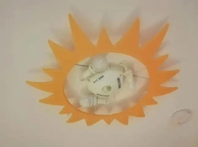 Vintage IKEA Sun Light Fixture63347537176961123
