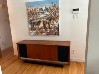 Antique German Stereo Console