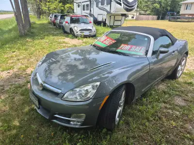 2007 Saturn Sky Base Convertible. Only 64000km. Never winter driven. Stored inside. Leather interior...