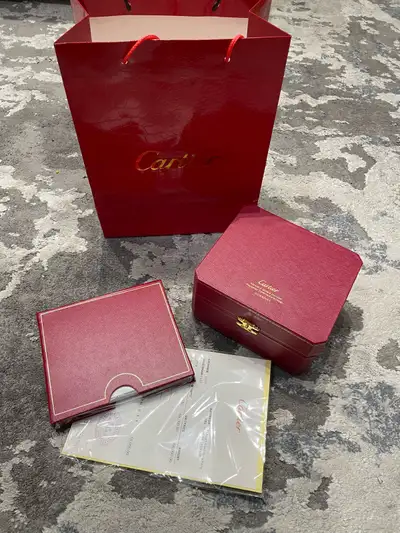 Brand new 1.1 Cartier moisannite watch, not sure if it passes diamond tester so feel free to bring o...