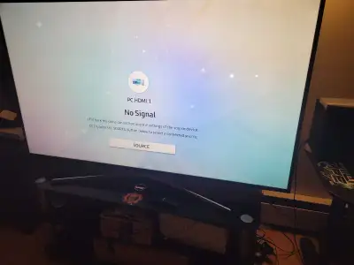 65 " Samsung 4k smart TV with stand , View more