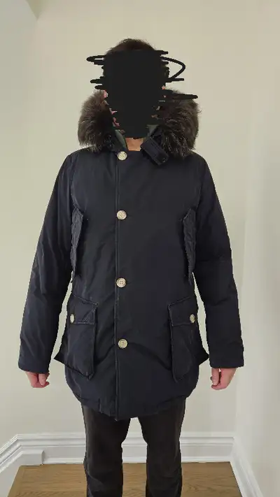 Woolrich Men's Blue Winter Down Parka Jacket, View more