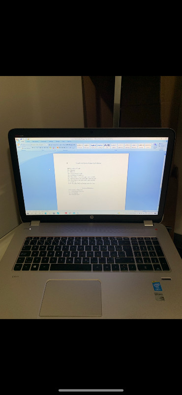 Missing/Stolen 2012 HP Envy 17-j070ca Notebook 17.3” Screen in Laptops in Delta/Surrey/Langley