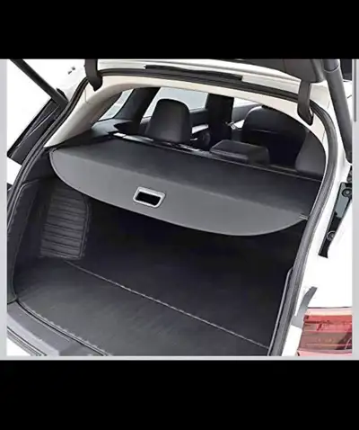 Black Tonneau Cover Retractable Cargo Cover Compatible with Chev, View more