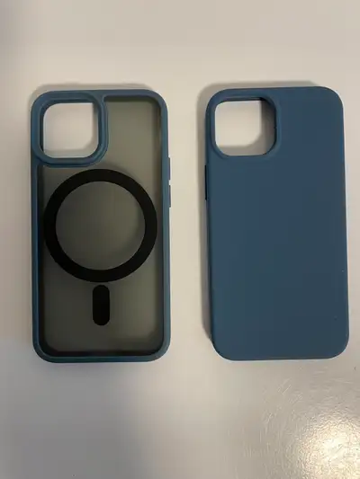 2 New Apple iPhone 13 Mini Silicone Cases (MagSafe) .$10 each., View more