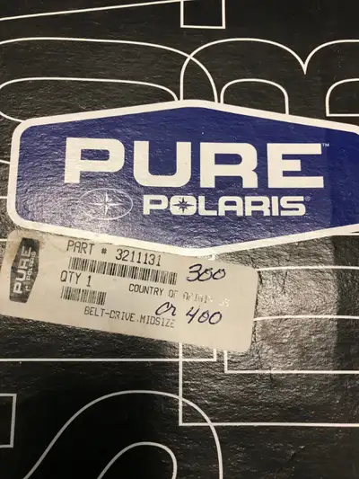 I have for sale a OEM Never Used Polaris ATV Drive Belt Part # 3211131 Fits 08- 11 Hawkeye 300 Sport...