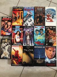 Lot de 14 Films VHS en Anglais
