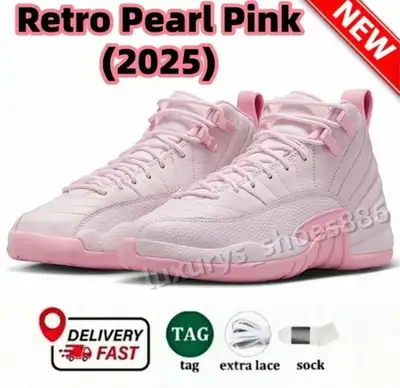 Retro Pearl Pink 2025 Jordan 12 New “BOX INCLUDED+STOCKXTAG, View more