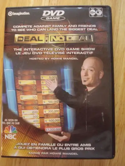 Used twice .. DVD Interactive board game based on the hit TV Game Show Deal or No Deal • Starring Ho...