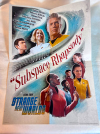 Star Trek Strange New Worlds Subspace Rhapsody Poster