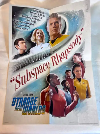 Star Trek Strange New Worlds Subspace Rhapsody Poster 9.5" x 13" Check out my other items! Located n...