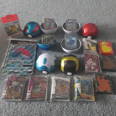 Pokemon, Poke balls, binders, jumbo cards, sleeves, Pikachu, View more